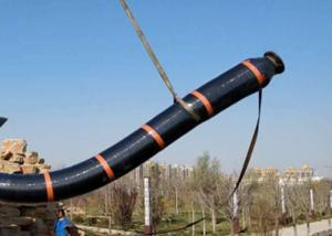 Suction Discharge Floating Dredge Pipe UV Protection For Oceans Rivers Lakes