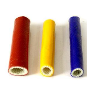 China E Glass UL Fireproof Silicone Rubber Fiberglass Sleeving wholesale