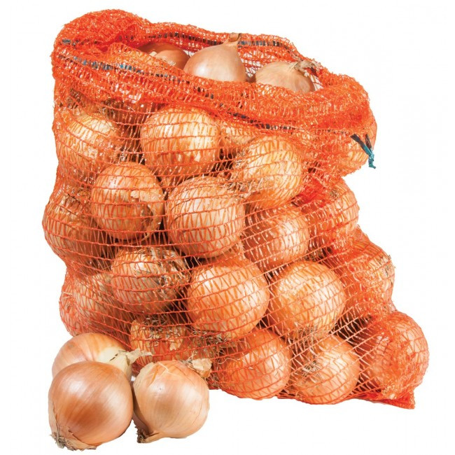 Customized Size Blue 40x60 Plastic Mesh Bag for Packing 15kg Potatoes Onions Vegetables