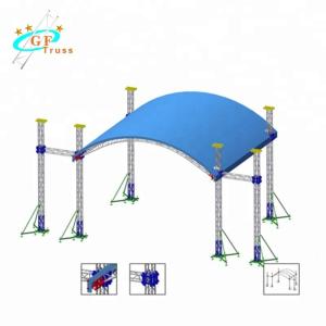 China 4M Arc Aluminum Roof Truss System Indoor Aluminium Stage Truss wholesale
