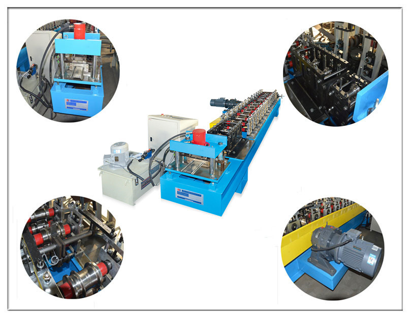High Speed Rolling Shutter Slat Strip Shutter Door Roll Forming Machine 32MPa Yield Strength