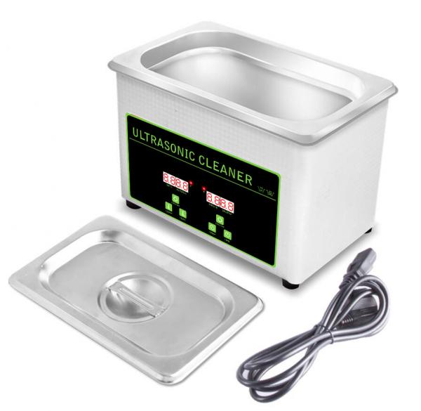 Quality High Speed Stainless Steel Ultrasonic Cleaner 0.8L 30W Dental Sterilization for sale