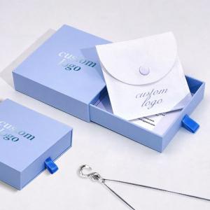 China Stylish Jewelry Necklace Gift Box Colored Drawer Type With Pouch wholesale