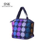 Aluminum Foil Lining Women Picnic Cooler Neoprene Lunch Bag
