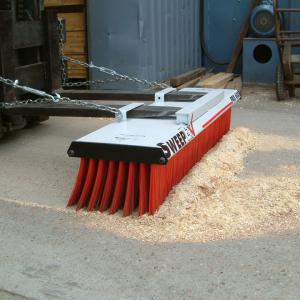 China Steel Base Design 1800mm Warehouse Forklift Broom Attachment wholesale