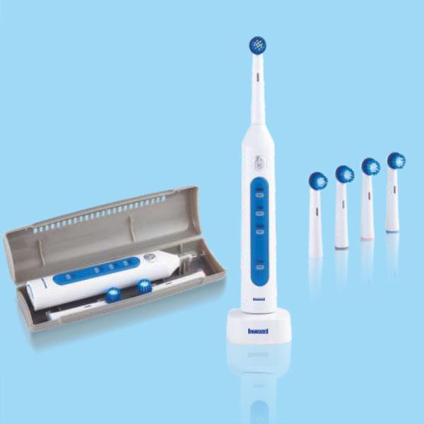 Oscillation Electric Toothbrush 45 ° rotary cleaning portable oral cleaning