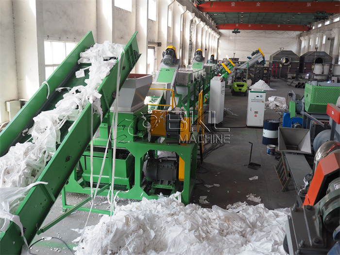 Agricultural PP PE Film Washing Line Crushing 1000kg/H