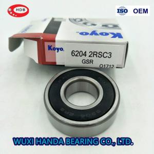 China KOYO Deep Groove Ball Bearing 6204 ZZCM 6204 2RSC3 Bearing wholesale