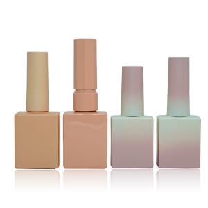 China Gradient Gel Nail Polish Square Bottle 5ml 7ml For Manicure Shop wholesale