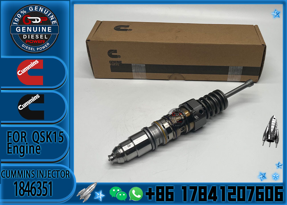 Original High quality diesel fuel injector QSK15 1846350 1846351 4954646 for cummins