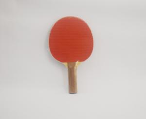 China Outdoor Ping Pong Paddles With Penhold Style River Wood Plain handle wholesale