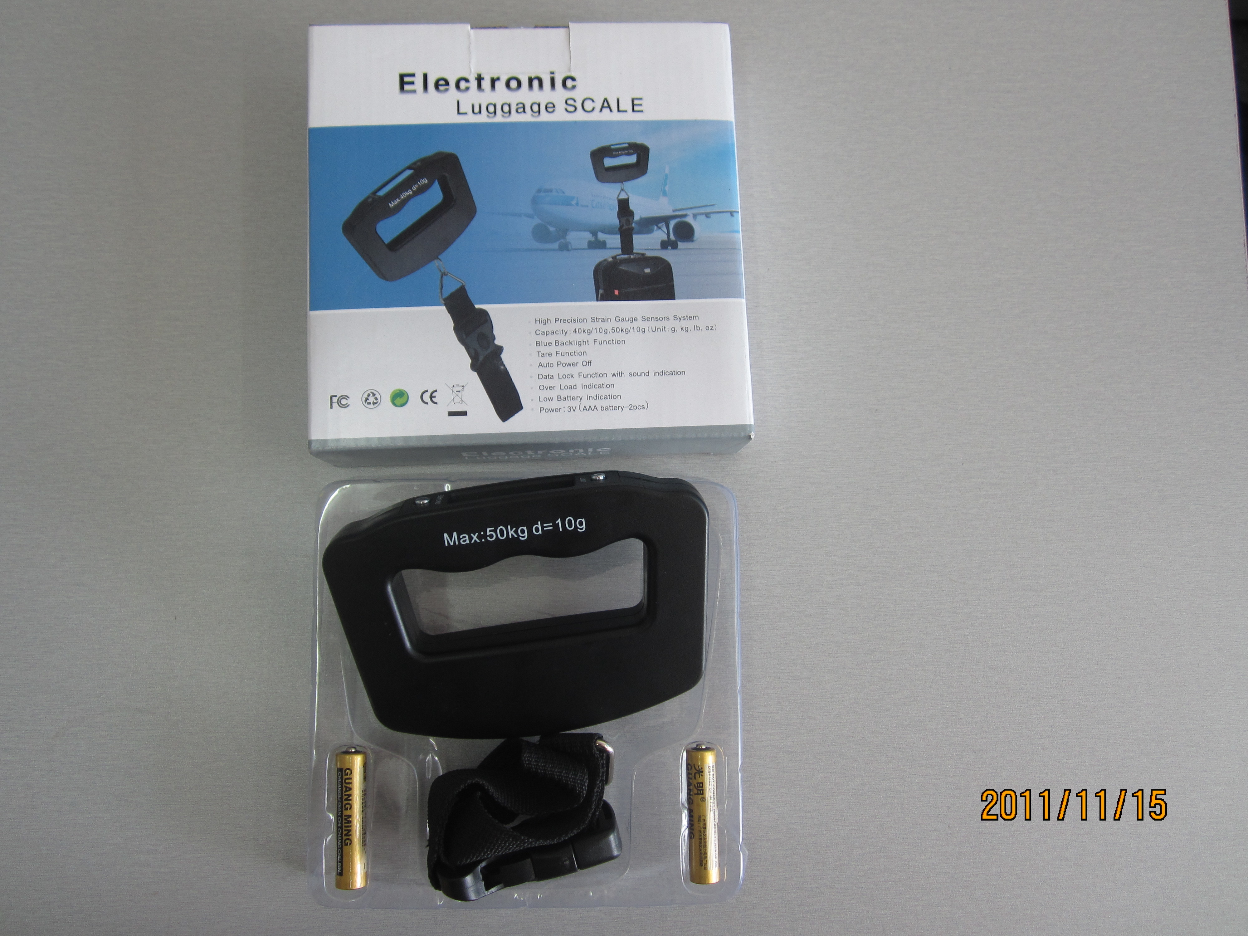 Belt Type Hand Scale For Luggage , ABS Plastic Luggage Measuring Scale