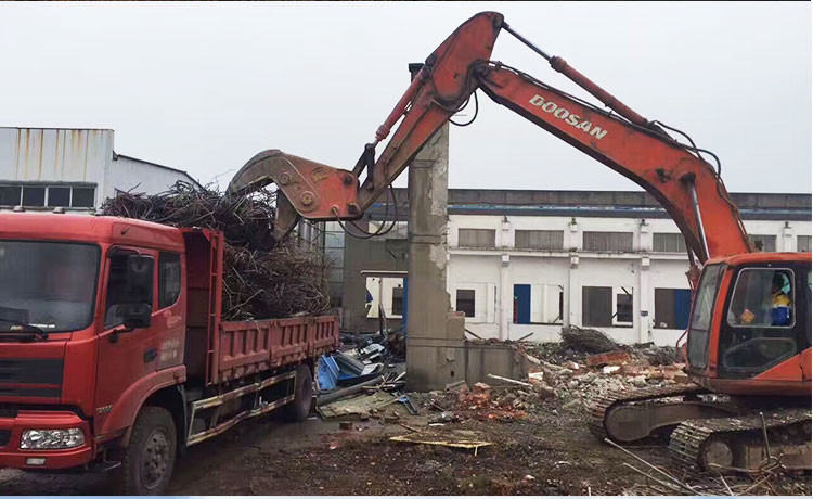 BEIYI hydraulic shear excavator pulverizer HC series demolition tool mechiainal concrete demolition pulverizer