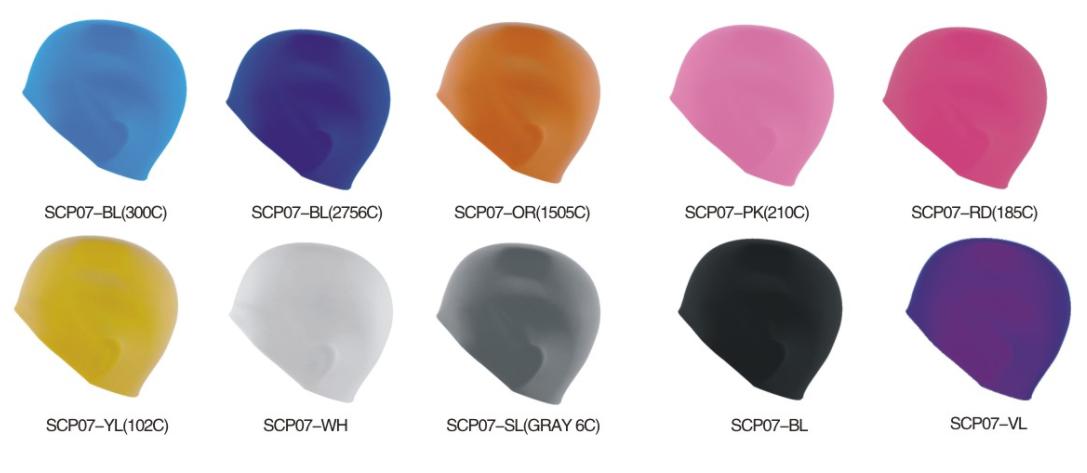 Waterproof 3D Dome Silicone Triathlon Cap For Adult Swimming Racing