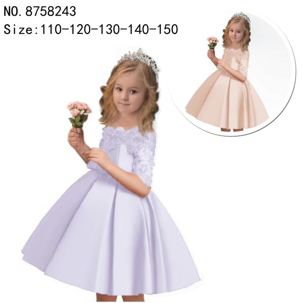 girl's princess dress evening dress wear party dress ready goods ready to ship