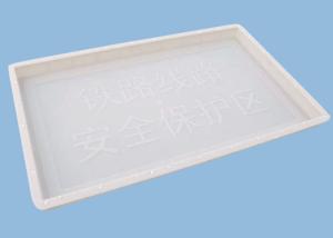 China Plastic Concrete Block Moulds For Making Warning Piles Durable 100 * 60 * 6cm wholesale