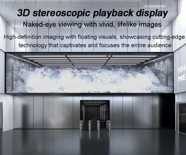 Android Operating System See Through Display Custom 55 Inch Transparent OLED Cabinet for Store Mall Exhibition Museums
