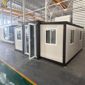China Eco Friendly Prefab Steel Frame House Double Wing Expandable Container House wholesale