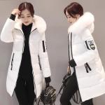 Women Winter Cotton Coat Fur Collar Jackets Fashion Blazer Winter Padded Parka
