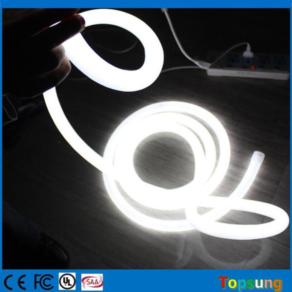 120v 6500k white emitting led neon flex rope lights trip ribbon tube soft hose