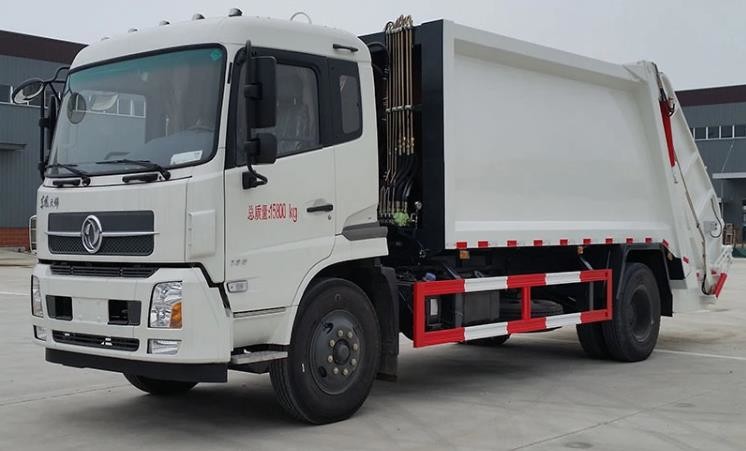 6001 - 10000L Special Purpose Truck / Diesel Fuel Type Waste Collection Truck