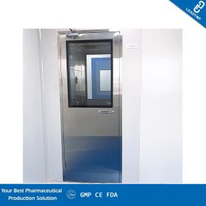 China SUS304 Material Clean Room Equipment Computer Controlled Interlock Door Air Showers wholesale