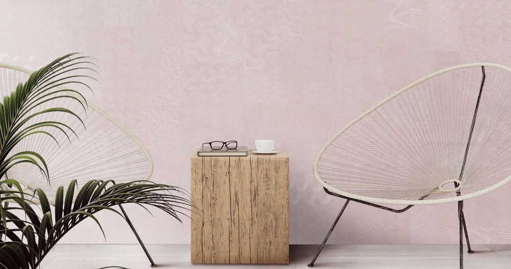 Beige Pink 400x1200mm Matt Porcelain Glazed Tiles For Dining Room