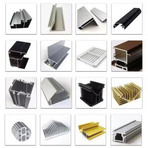 China Electrophoresis 6063 Aluminium Door Frame Profile Extrusion Customized wholesale