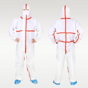 China 50-70gsm Full Body Protective Suit Medical Non Woven Disposable Microporous Coverall wholesale