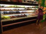 Commercial Upright Display Fridge , Remote Multi deck Chiller 10m Length