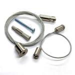 Galvanized Stainless Steel Pendant Mountings For Light Cable Gripper Suspension