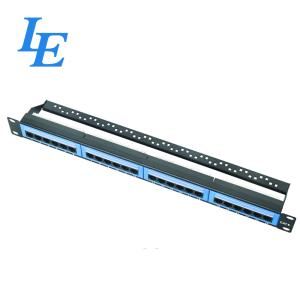 China RJ45 24 Ports Utp Modular Patch Panel Cable Management wholesale