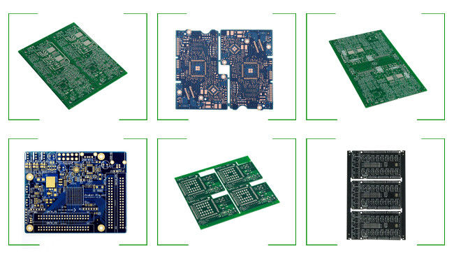 Halogen Free HDI PCB Board Production Laser Drilled Micro Vias RoHS Compliant