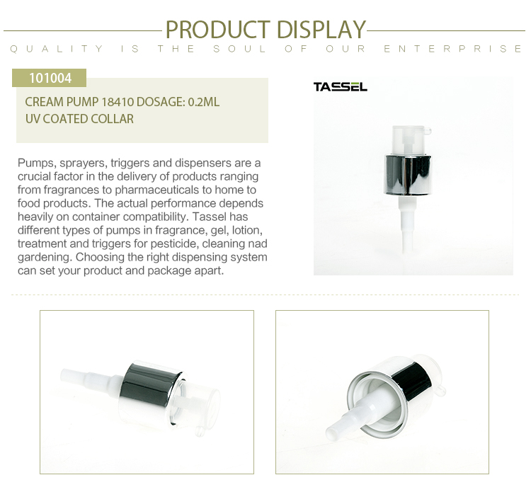 PP AS K - RESIN Lotion Dispenser Pump Top Optional Color For Beauty Packaging