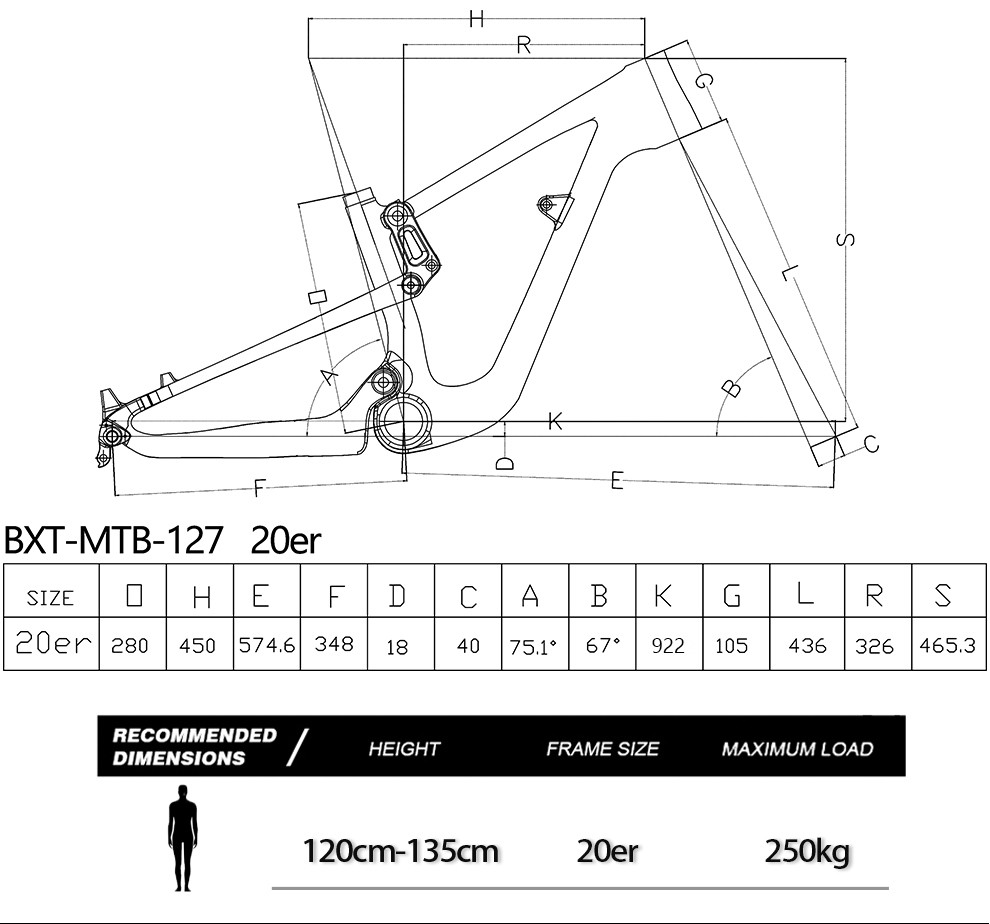 20 Full Suspension Carbon Mountain Bikes 10 Speed Carbon Bike Frame Mtb for Kids