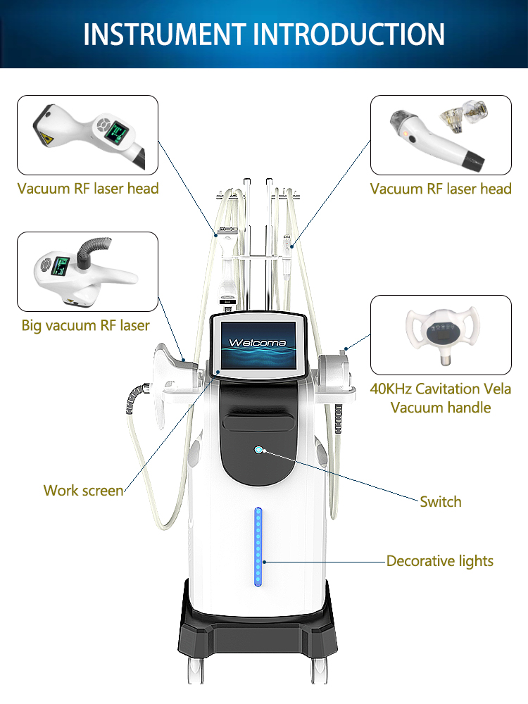 Laser Cellulite Removal Machine , Vacuum Non Surgical Body Contouring Machine