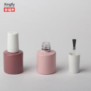 China Glass Material 7ml Nail Polish Bottle container Customizable Colors SGS wholesale