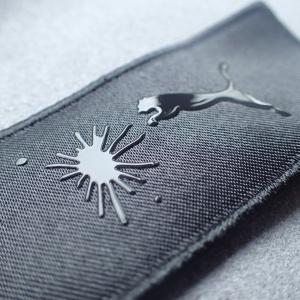 China Screen Printing Silicone 3D Logo 5cm Printed Fabric Labels wholesale