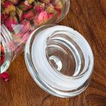 150ml 350ml Empty Glass Bottles , Glass Storage Jars Tea For Candy Tea Packing