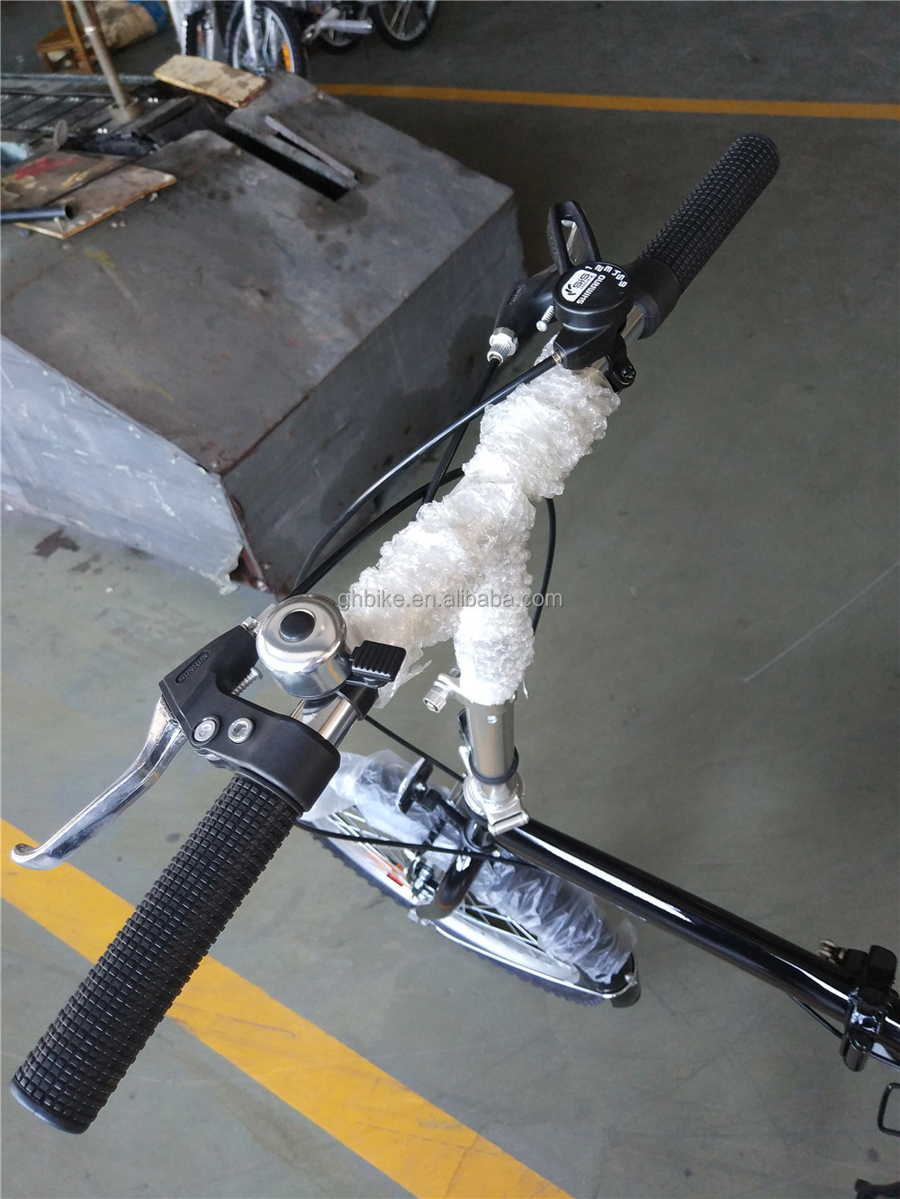 Folding Bicycle 20 Inch 7 Gear 6 Speed Hi Ten Steel Frame Aluminum Alloy Shimano Folding Bike 13KG