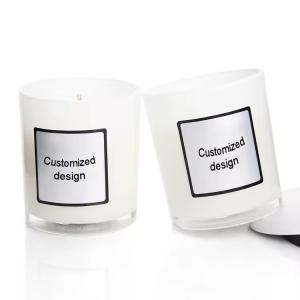 China Custom 4Oz 120Ml Glass Candle Jar With Bamboo Wooden Lids wholesale