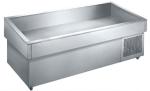 Supermarket Open Stainless Steel Fish Display Freezer