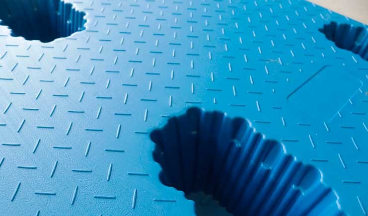 Wholesale 4 - Way Blue Blow Molding LDPE Pellets 1300*1100 mm