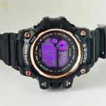 Digital Display Round Men Quartz Watch With Durable Buckle Clasp