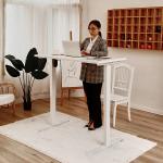 Suppliers Provide Professional White Wooden Office Desk with Multi-Function