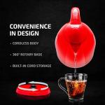 Fast Boiling Electric Kettle BPA Free Water Warmer for Braising Cups