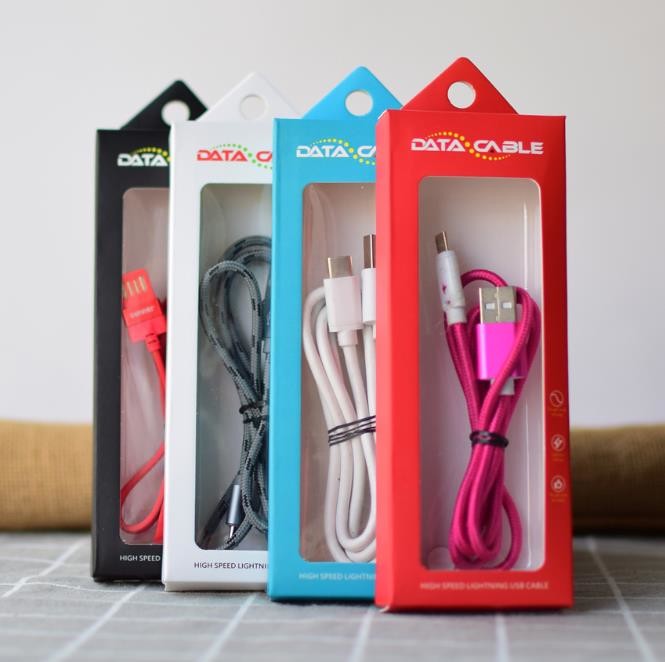 1000pcs Color Printed 350g Paper Data Cable Box