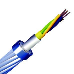 China 24 Core OPGW Cable Stranded Single Mode OEM OPGW Cable G652D Fiber Cable wholesale