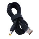 65W Laptop USB Male Cable DC 20V 2.25A 3.25A 5.5x2.5mm For Computer