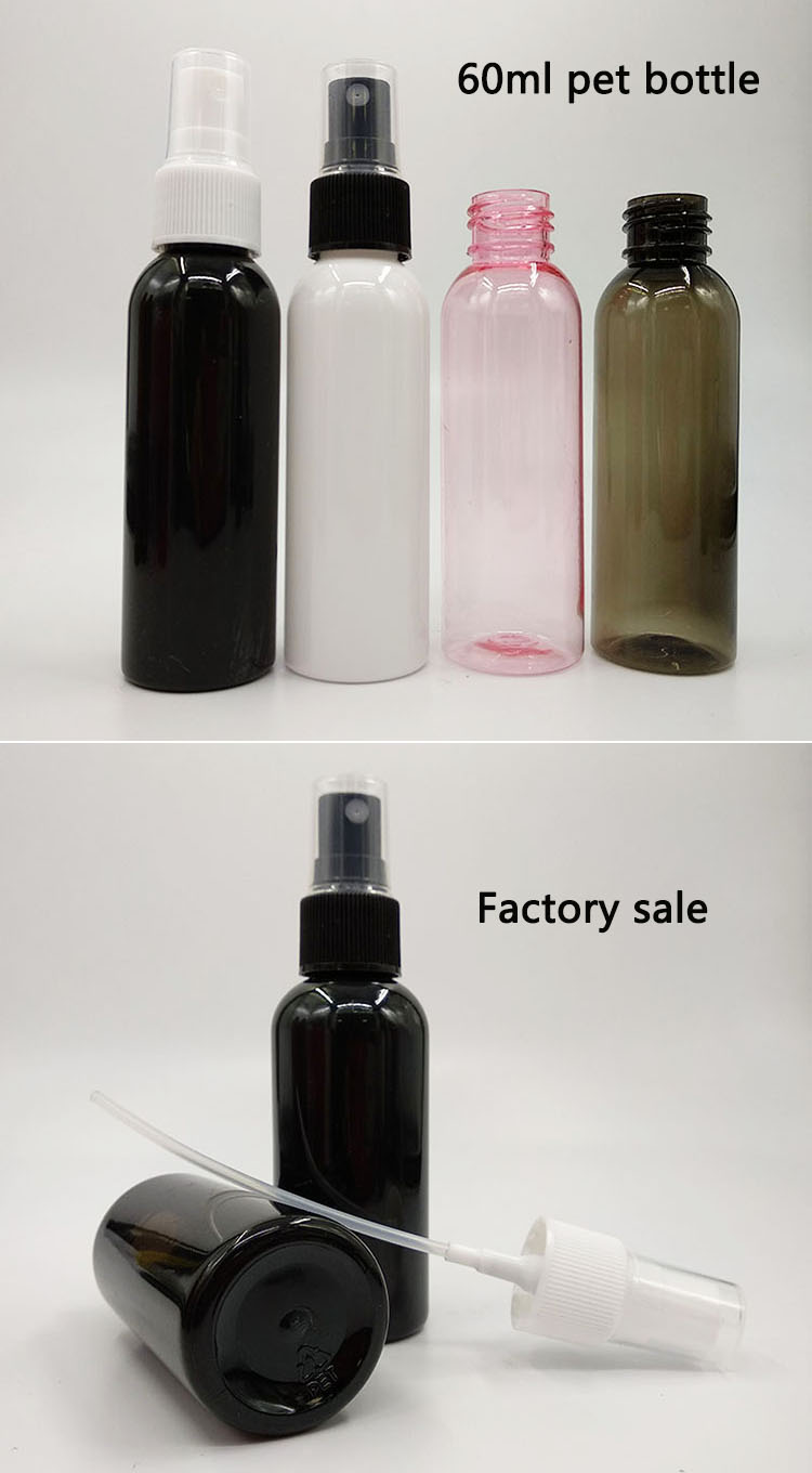 Free Sample Transparent PET Plastic Bottle with Flip Cap Empty Bottle Flip Cap Cream Bottle with Flip Cap with Factory Supply